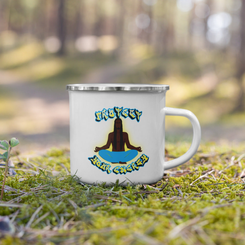"Protect Your Energy" Camping Mug