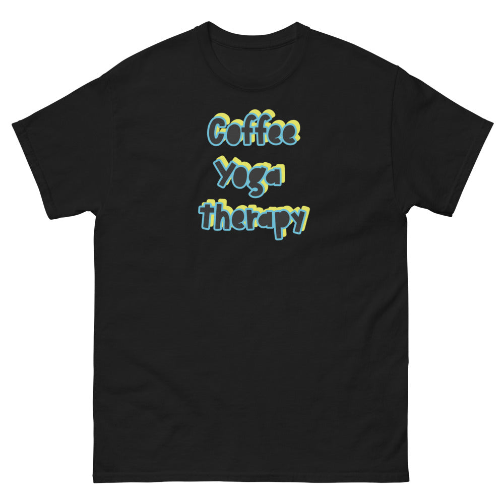 "Coffee, Yoga, Therapy" Tee-shirt