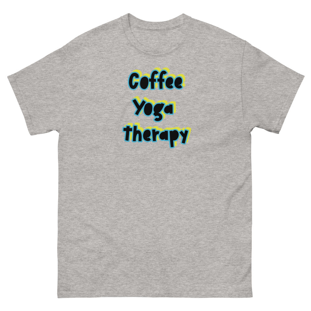 "Coffee, Yoga, Therapy" Tee-shirt
