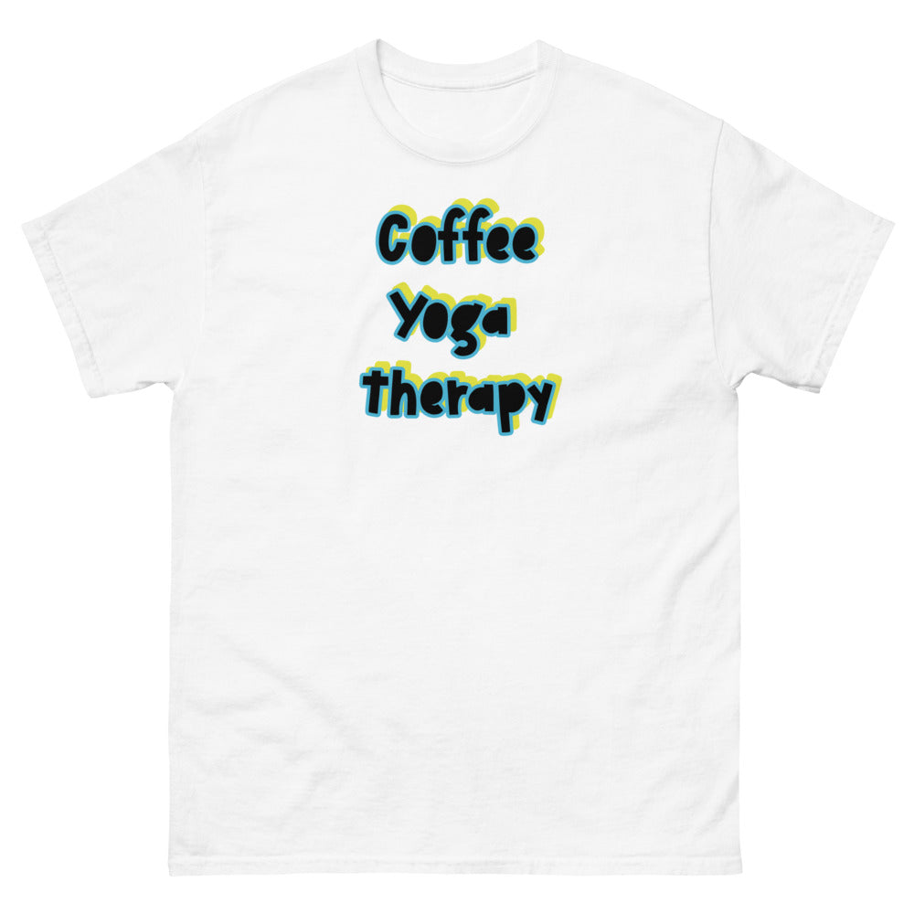 "Coffee, Yoga, Therapy" Tee-shirt