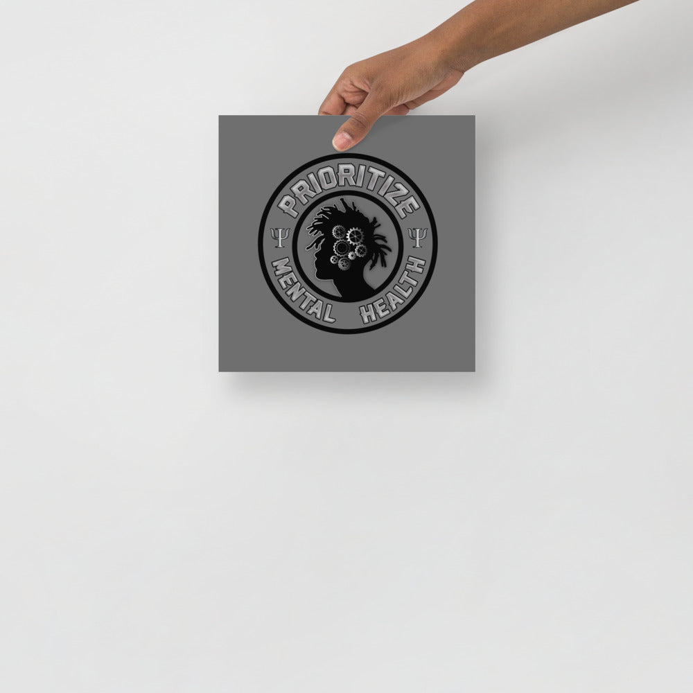 "Prioritize Mental Health" Poster
