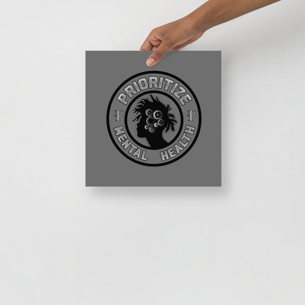 "Prioritize Mental Health" Poster