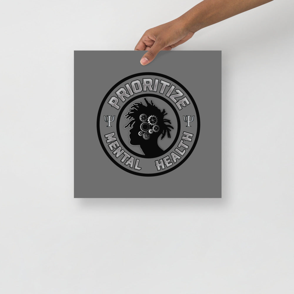 "Prioritize Mental Health" Poster