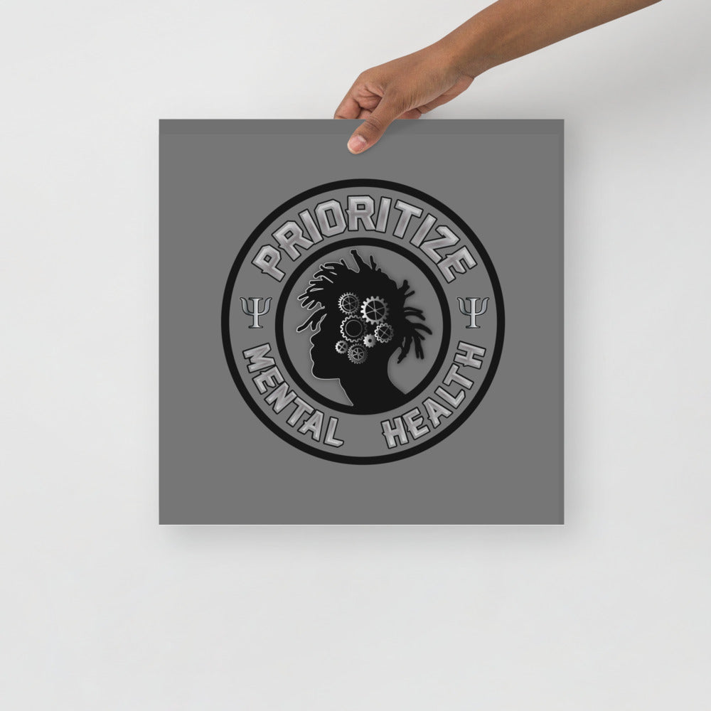 "Prioritize Mental Health" Poster
