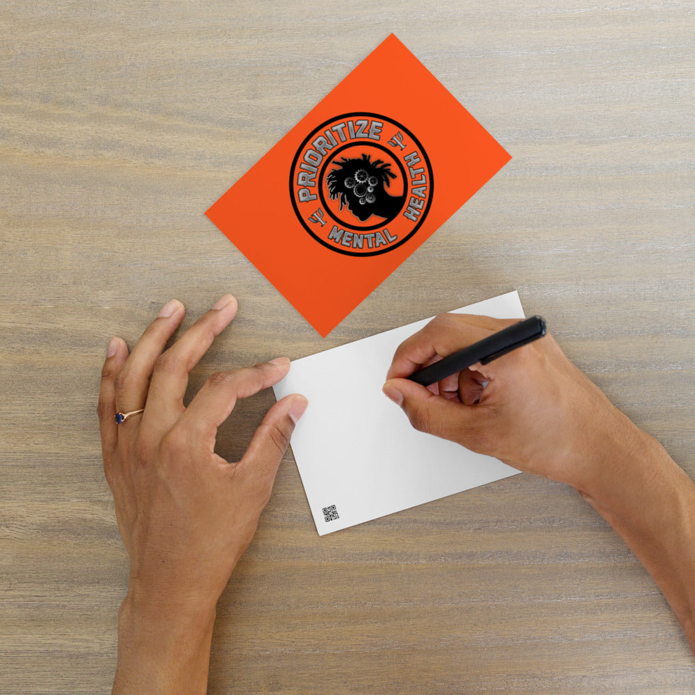 "Prioritize Mental Health" Postcard