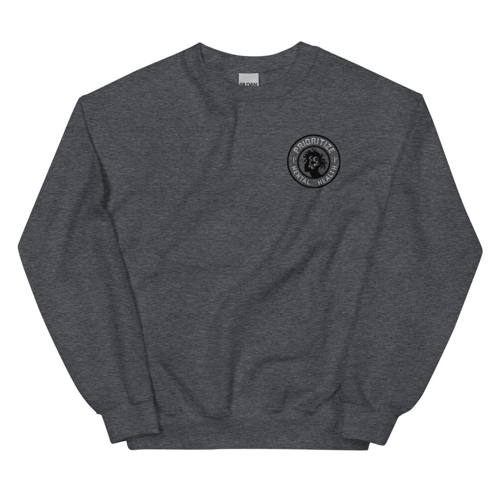 "Prioritize Mental Health" Unisex Sweatshirt