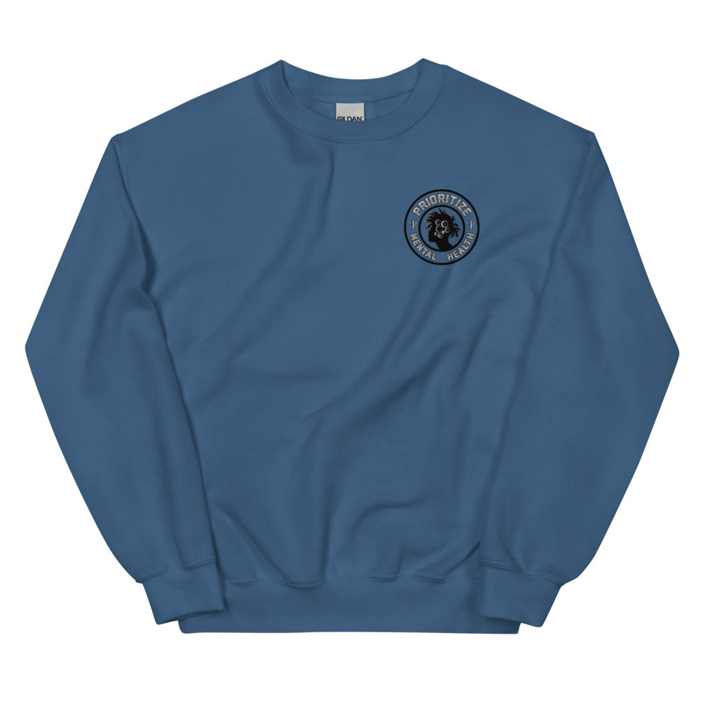 "Prioritize Mental Health" Unisex Sweatshirt