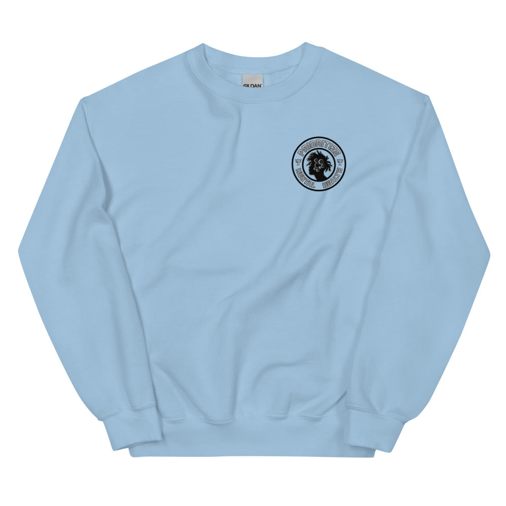 "Prioritize Mental Health" Unisex Sweatshirt