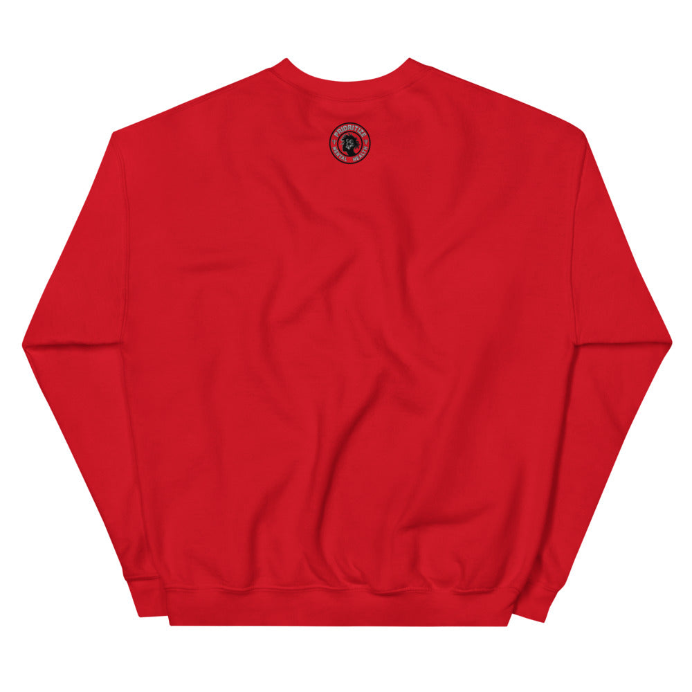 "Prioritize Mental Health" Unisex Sweatshirt
