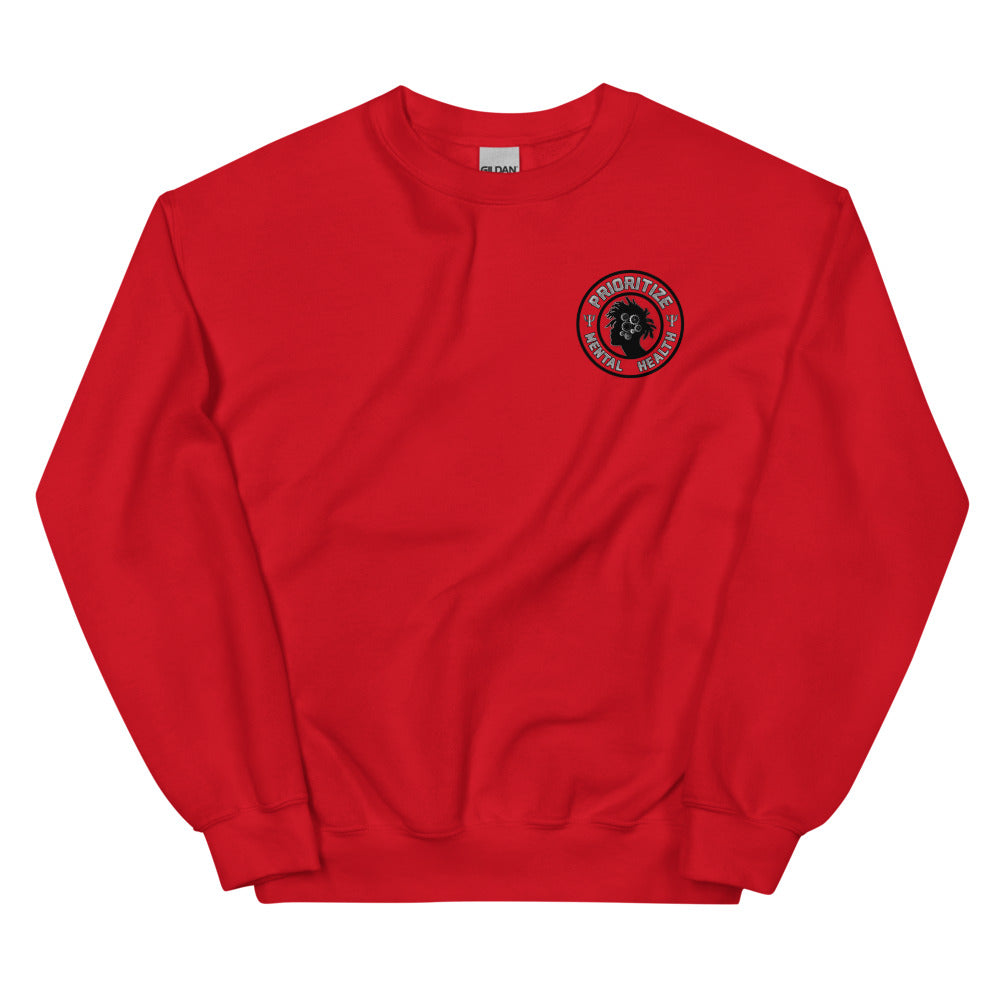"Prioritize Mental Health" Unisex Sweatshirt