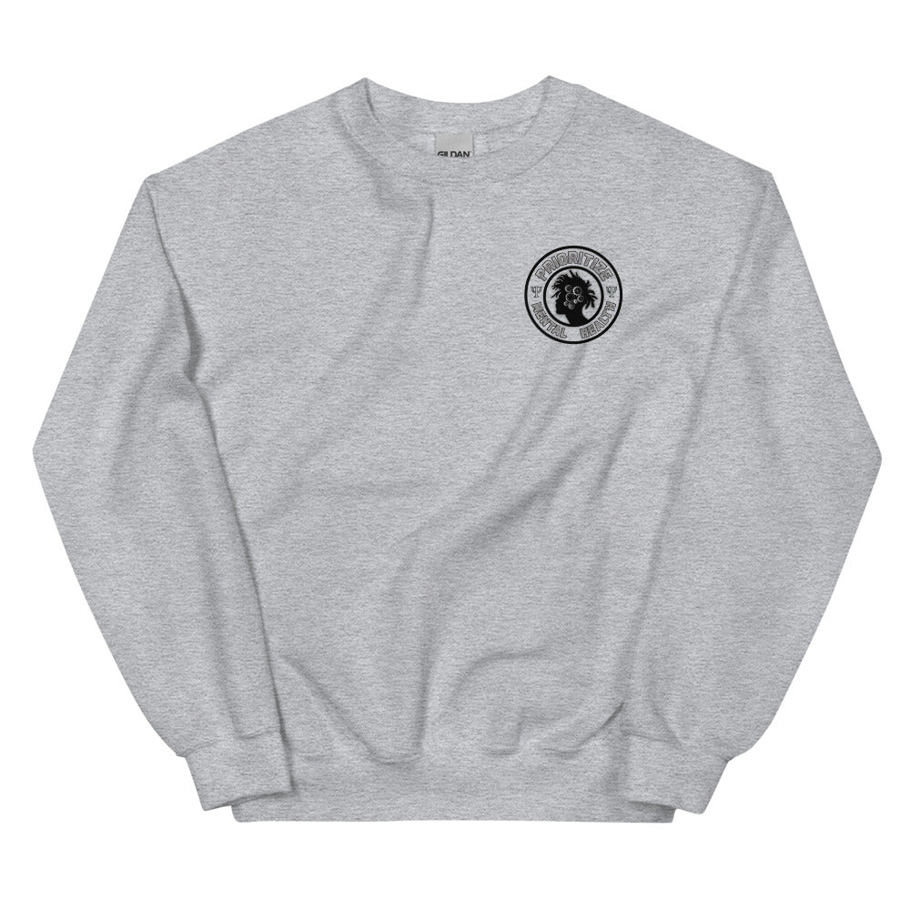 "Prioritize Mental Health" Unisex Sweatshirt