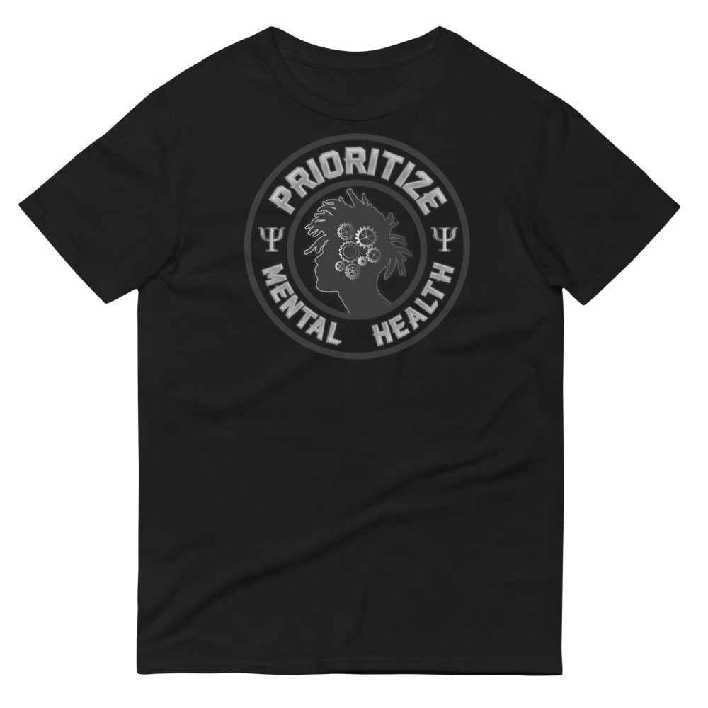 "Prioritize Mental Health" Short-Sleeve Tee-Shirt