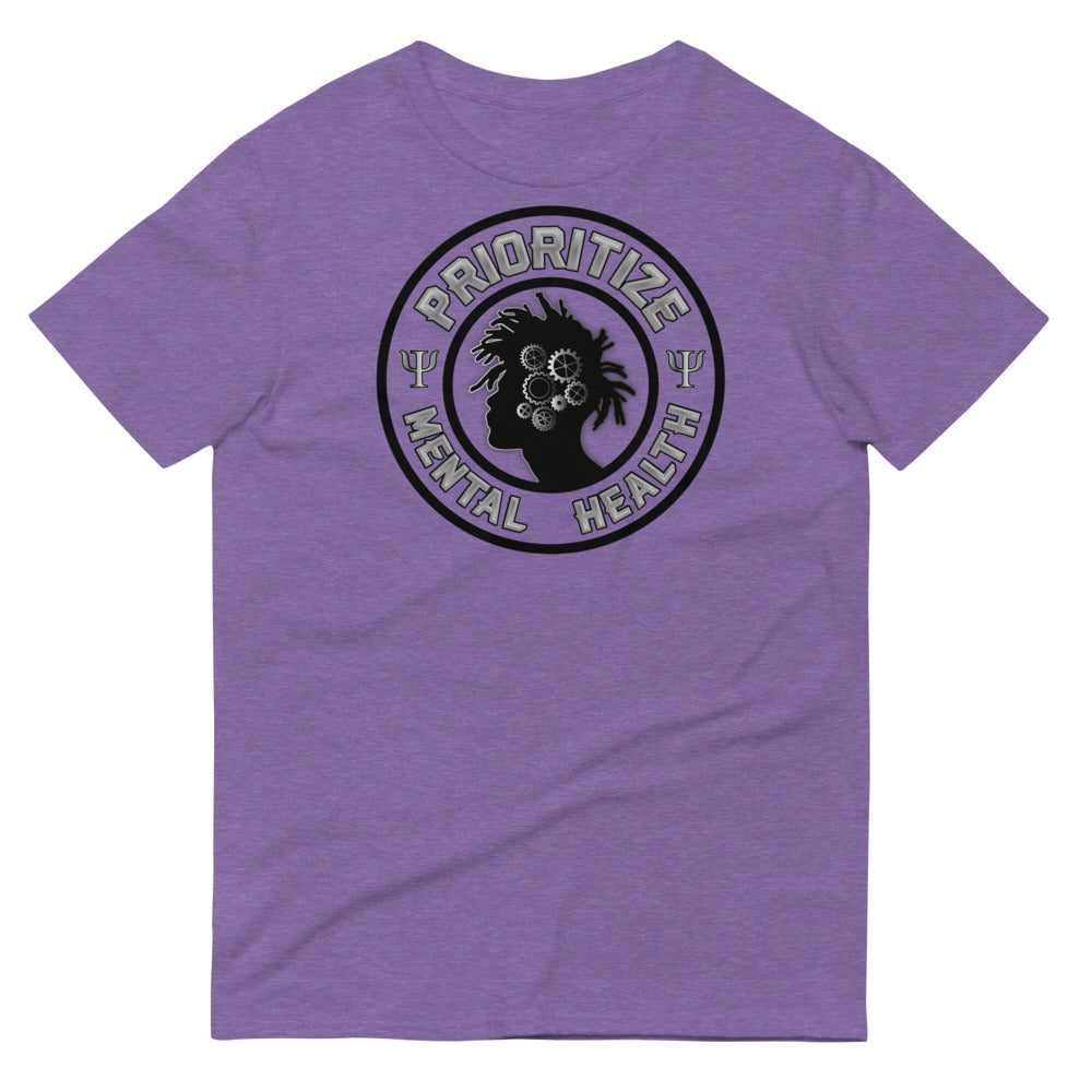 "Prioritize Mental Health" Short-Sleeve Tee-Shirt
