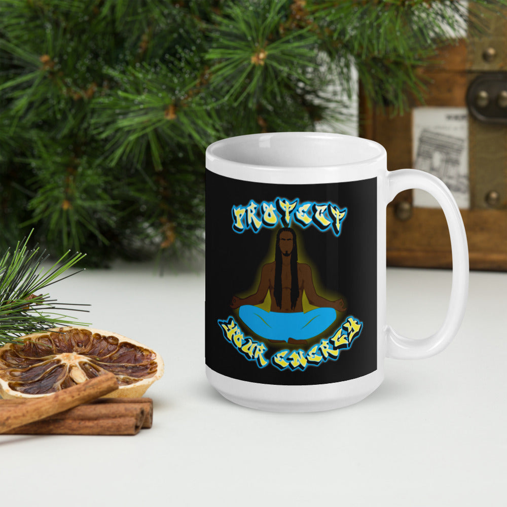"Protect Your Energy" (15 oz) mug