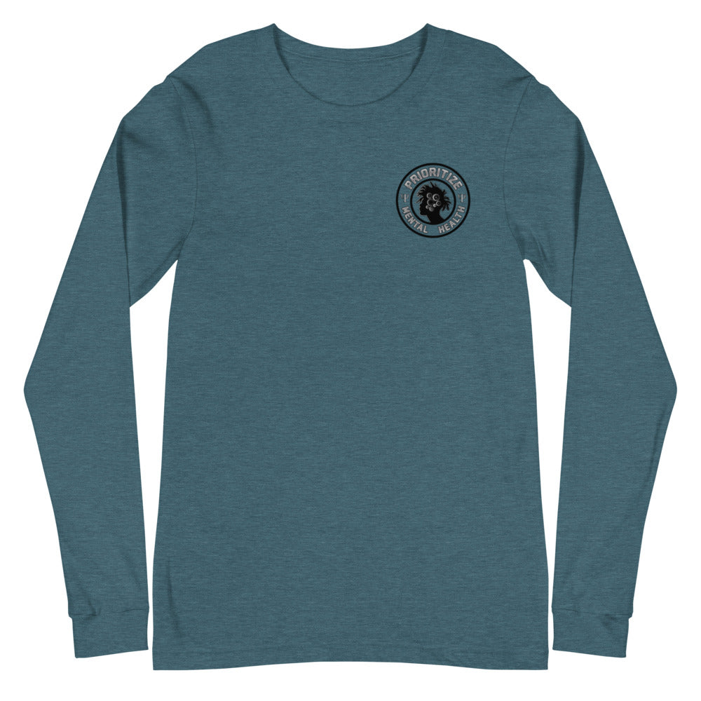 "Prioritize Mental Health" Unisex Long Sleeve Tee